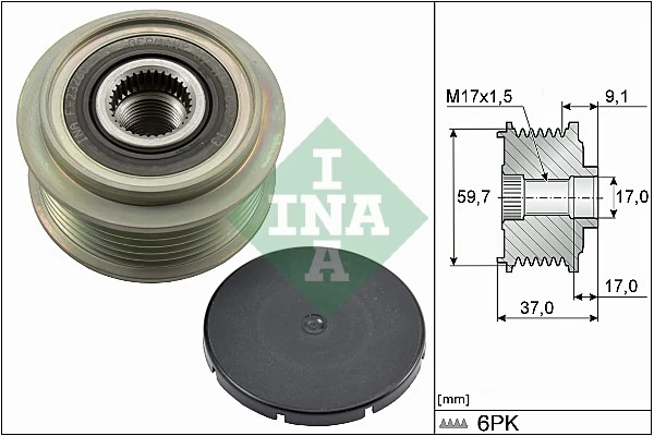 Alternator Freewheel Clutch